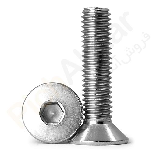 پیچ آلنی سرخزینه استیل 304 سایز 16*8 - Image 3