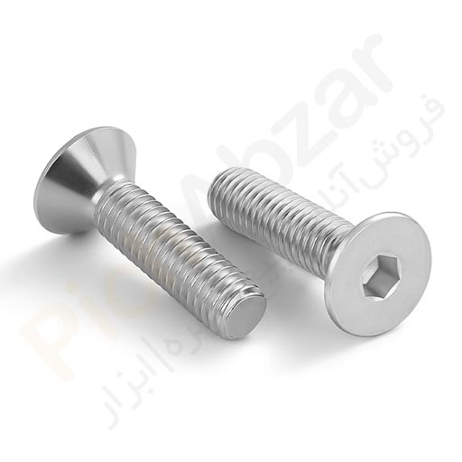 پیچ آلنی سرخزینه استیل 304 سایز 16*8 - Image 4